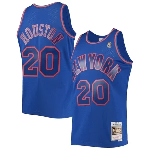 Allan Houston New York Knicks 1996/97 Throwback Dark Swingman Sophistiqué Jersey Blue - Design innovant - Écarte-vous du commun des mortels