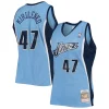 Andrei Tendance Kirilenko Utah Jazz 2009/10 Hardwood Classics Swingman Jersey Powder Blue - Maillot authentique - Reproduit avec soin