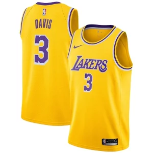 Anthony Davis Los Angeles Lakers Nike 2019/20 Swingman Jersey Superbe Gold Icon Edition - Collectionner ce maillot rare - Augmentez la valeur de votre collection