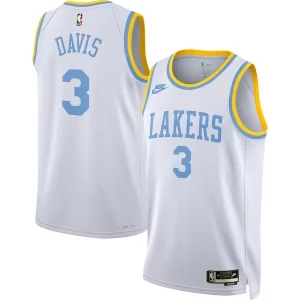 Anthony Davis Los Angeles Lakers Nike Uniques Swingman Jersey Classic Edition White - Nouvelle arrivée - Êtes-vous prêt pour la saison ?