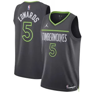 Anthony Edwards Minnesota Timberwolves Jordan Brand Unisex Magnifique Swingman Jersey Statement Edition Charcoal - Design innovant - Écarte-vous du commun des mortels