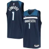 Anthony Edwards Minnesota Timberwolves Nike Youth 2020/21 Swingman Jersey Haut de gamme Icon Edition Navy - Maillot de collection - Un bijou pour les amateurs