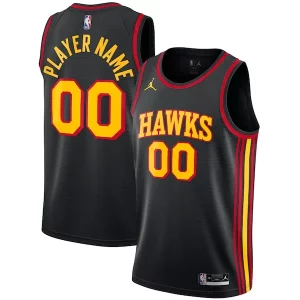 Atlanta Moderne Hawks Jordan Brand Swingman Custom Jersey Statement Edition Black - Maillot de collection - Un bijou pour les amateurs