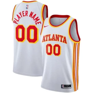 Atlanta Hawks Commémoratif Nike 2020/21 Swingman Custom Jersey Association Edition White - Nouvelle arrivée - Êtes-vous prêt pour la saison ?
