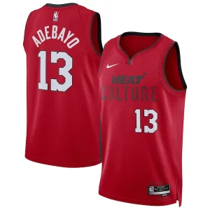 Bam Adebayo Miami Heat Nike Sophistiqué Unisex 2024/25 Swingman Player Jersey City Edition Red - Offre d'achat groupé - Achetez avec vos amis et économisez