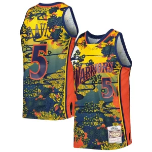 Baron Unique Davis Golden State Warriors Hardwood Classics Lunar New Year Swingman Jersey Blue - Pour les fans de la ligue - Un maillot authentique de la compétition