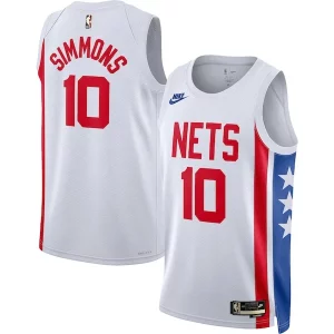 Ben Simmons Distingué Brooklyn Nets Nike Swingman Jersey Classic Edition White - Événement exclusif - Soyez l'un des premiers à avoir ce maillot