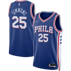 Ben Simmons Philadelphia 76ers Nike 2021/22 Diamond Swingman Jersey Sophistiqué Icon Edition Royal - Dernières unités - Ne manquez pas cette opportunité