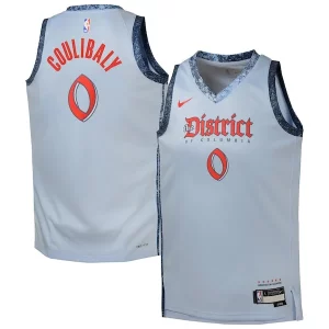 Bilal Coulibaly Washington Wizards Nike Exceptionnel Youth 2024/25 Swingman Player Jersey City Edition Light Blue - Collectionner ce maillot rare - Augmentez la valeur de votre collection