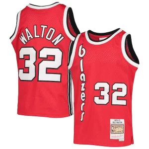 Bill Walton Portland Trail Blazers Youth 1976/77 Hardwood Classics Swingman Jersey Black Bold - Design innovant - Écarte-vous du commun des mortels