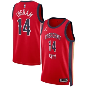 Brandon Ingram New Orleans Pelicans Jordan Brand Unisex Notable Swingman Jersey Statement Edition Red - Édition commemorative - Souvenez-vous des moments inoubliables