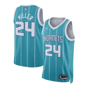 Brandon Miller Charlotte Hornets Nike Unisex 2023 NBA Draft Swingman Jersey Icon Edition Teal Vibrant - Pour les matchs d'athlétisme - Restez frais et confortable