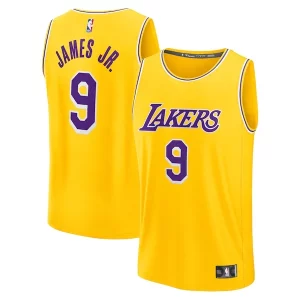 Bronny James Los Angeles Lakers 2024 NBA Draft Fast Break Player Jersey Icon Distingué Edition Gold - Giftez-le à un fan dévoué - Livraison en temps pour les fêtes