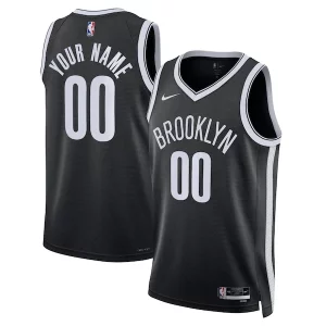 Brooklyn Nets Nike Unisex Swingman Superbe Custom Jersey Black Icon Edition - Idéal pour les collectionneurs - Qualité premium garantie