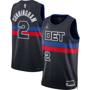Cade Cunningham Detroit Pistons Jordan Brand Unisex Swingman Jersey Statement Edition Black Prime - Livraison gratuite - Économisez sur les frais d'expédition