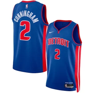 Cade Cunningham Detroit Pistons Nike Unisex Swingman Jersey Icon Exquisite Edition Blue/White - Événement exclusif - Soyez l'un des premiers à avoir ce maillot