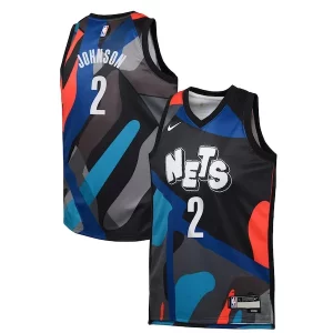 Cameron Johnson Brooklyn Nets Nike Uniques Youth Swingman Replica Jersey City Edition Black - Promotion limitée - Profitez de la réduction avant qu'elle ne soit terminée
