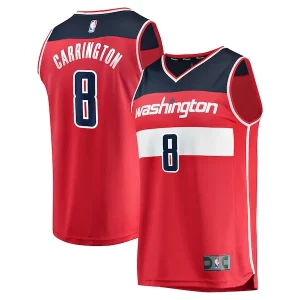 Carlton Carrington Washington Sophistiqué Wizards Fast Break Replica Player Jersey Icon Edition Red - Édition commemorative - Souvenez-vous des moments inoubliables