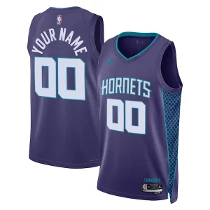 Charlotte Hornets Jordan Brand Unisex 2022/23 Swingman Custom Jersey Statement Edition Teal Haut de gamme - Style contemporain - Restez à la mode avec ce maillot