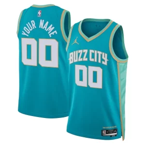 Charlotte Hornets Jordan Brand Unisex 2023/24 Custom Swingman Jersey Teal City Commémoratif Edition - Dernières unités - Ne manquez pas cette opportunité