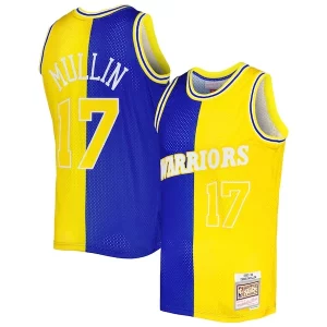 Chris Mullin Golden State Warriors Hardwood Classics 1993/94 Split Tendance Swingman Jersey Royal/Gold - Idéal pour les soirées de sport - Montrez votre style
