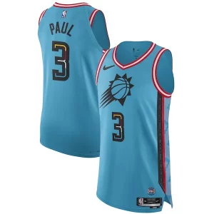 Chris Superbe Paul Phoenix Suns Nike 2022/23 Authentic Jersey City Edition Turquoise - Stock limité - Commandez vite votre maillot exclusif