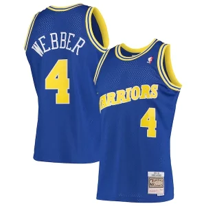 Chris Webber Golden Superbe State Warriors 1993/94 Hardwood Classics Swingman Jersey Royal - Collectionner ce maillot rare - Augmentez la valeur de votre collection