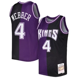 Chris Webber Sacramento Kings Hardwood Classics 2000/01 Split Swingman Exclusif Jersey Purple/Black - Design innovant - Écarte-vous du commun des mortels
