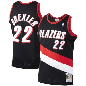 Clyde Drexler Portland Trail Blazers 1991/92 Hardwood Classics Swingman Vibrant Jersey Black - Pour les amateurs de basketball passionnés - Livraison rapide