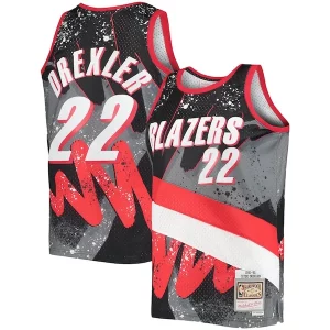 Clyde Drexler Portland Trail Blazers Hardwood Splendide Classics 1991/92 Hyper Hoops Swingman Jersey Black - Offre spéciale - Achetez maintenant et économisez