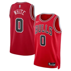 Coby White Chicago Bulls Nike Unisex Swingman Exquisite Jersey Icon Edition Red - Pour les matchs d'athlétisme - Restez frais et confortable