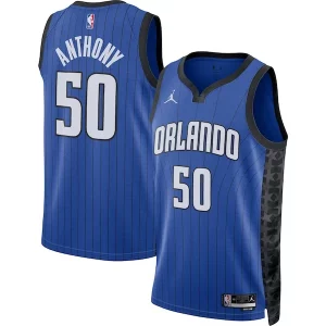 Cole Anthony Orlando Magic Jordan Brand Unisex Swingman Jersey Statement Élégant Edition Blue - Pour les joueurs de basketball amateurs - Adapté à tous les styles de jeu