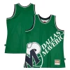 Dallas Mavericks Hardwood Classics Superbe Blown Out Fashion Jersey Green - Stock limité - Commandez vite votre maillot exclusif