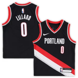 Damian Lillard Unique Portland Trail Blazers Nike Preschool Swingman Player Jersey Icon Edition Black - Collectionner ce maillot rare - Augmentez la valeur de votre collection