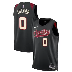 Damian Lillard Portland Trail Blazers Nike Unisex 2023/24 Swingman Jersey Black City Gracieux Edition - Design innovant - Écarte-vous du commun des mortels