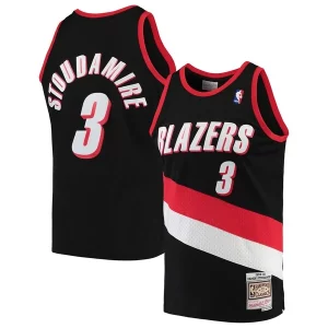 Damon Stoudamire Portland Trail Blazers 1999/00 Vibrant Hardwood Classics Swingman Jersey Black - Stock limité - Commandez vite votre maillot exclusif