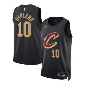 Darius Garland Cleveland Cavaliers Jordan Brand Unisex Personalisable Swingman Jersey Statement Edition Black - Maillot authentique - Reproduit avec soin