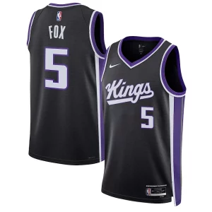 De'Aaron Fox Sacramento Collectible Kings Nike Unisex Swingman Jersey Association Edition Black - Offre spéciale - Achetez maintenant et économisez
