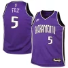 De'Aaron Fox Sacramento Unique Kings Nike Youth 2024/25 Swingman Jersey Purple Classic Edition - Idéal pour les collectionneurs - Qualité premium garantie