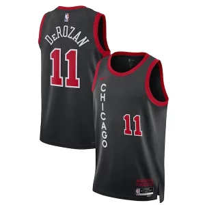 DeMar DeRozan Chicago Bulls Notable Nike Unisex 2023/24 Swingman Jersey Black City Edition - Idéal pour les collectionneurs - Qualité premium garantie