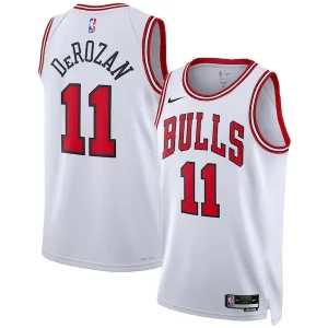DeMar DeRozan Chicago Bulls Nike Unisex Swingman Uniques Jersey Association Edition White/Red - Maillot de qualité supérieure - Durable et résistant