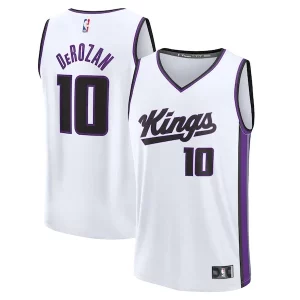 DeMar DeRozan Sacramento Kings Youth Fast Break Commémoratif Replica Player Jersey Association Edition White - Garantie satisfaction - Si vous n'êtes pas satisfait