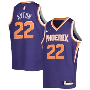 Deandre Ayton Phoenix Suns Nike Youth Swingman Jersey Icon Edition Gracieux Purple/White - Nouvelle arrivée - Êtes-vous prêt pour la saison ?