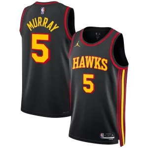 Dejounte Murray Atlanta Hawks Jordan Exquisite Brand Unisex Swingman Jersey Statement Edition Black - Design innovant - Écarte-vous du commun des mortels
