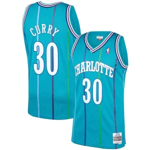 Dell Éclatant Curry Charlotte Hornets 1992/93 Hardwood Classics Swingman Jersey Teal - Offre spéciale - Achetez maintenant et économisez