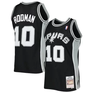 Dennis Rodman Gracieux San Antonio Spurs 2001/02 Hardwood Classics Swingman Jersey Black - Événement exclusif - Soyez l'un des premiers à avoir ce maillot