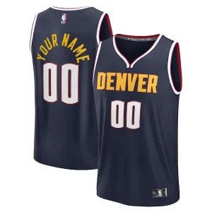 Denver Nuggets Fast Break Custom Luxueux Jersey Icon Edition Navy/Blue - Événement exclusif - Soyez l'un des premiers à avoir ce maillot