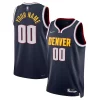Denver Nuggets Nike 2021/22 Diamond Swingman Custom Admirable Jersey Icon Edition Navy - Maillot de championnat - Revivez les victoires glorieuses