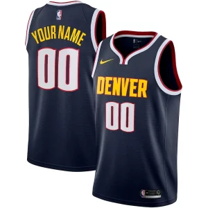 Denver Nuggets Nike 2022/23 Swingman Custom Jersey Icon Edition Exquisite Navy - Édition limitée - Uniques dans leur genre