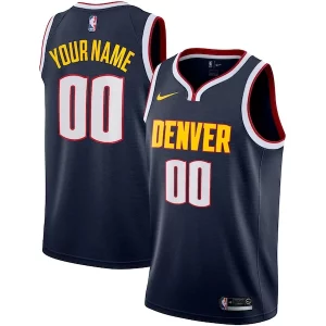 Denver Nuggets Nike 2022/23 Swingman Custom Jersey Icon Commémoratif Edition Navy - Fait à la main - Un produit unique et de qualité
